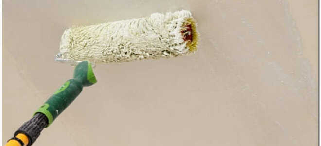 Как грунтовать потолок перед покраской своими руками