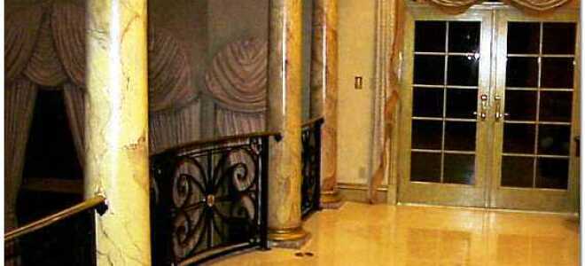 Венецианская декоративная штукатурка в интерьере квартиры