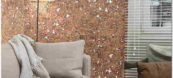Пробковые обои для стен в рулонах и листах: особенности, методика наклеивания и уход