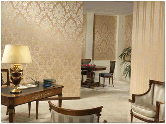 Бумажные обои в гостиной фото Обои в гостиной фото