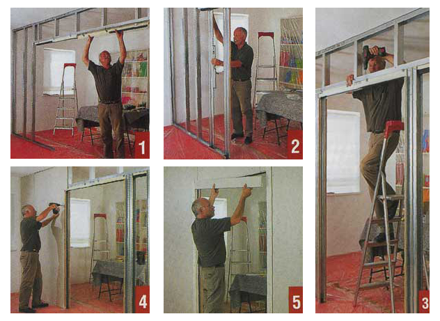 Foto-12-Foto-instrukcija-Peregorodki-iz-gipsokartona-s-dverju