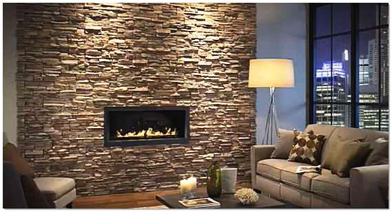 Интерьер гостиной с камином фото