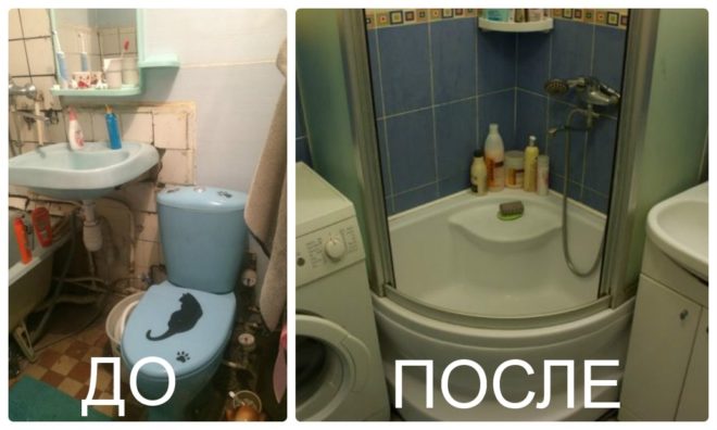 Однокомнатная хрущевка до и после ремонта
